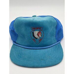 1989 Pacific Native Corduroy & Mesh Trucker Hat